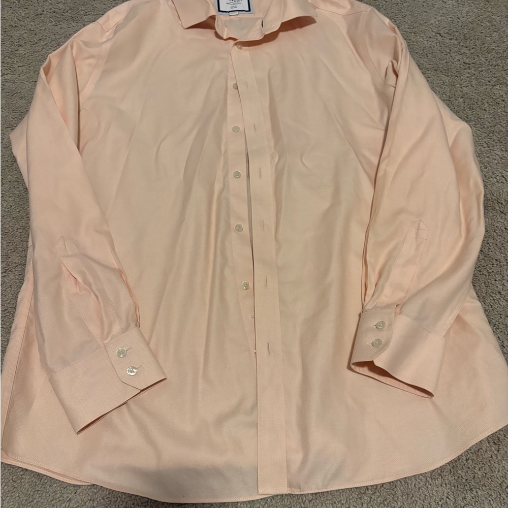 Men's Peach Dress Shirt